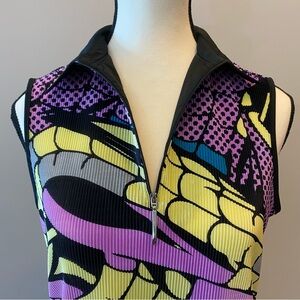 Jamie Sadock Graphic golf shirt EUC SMALL